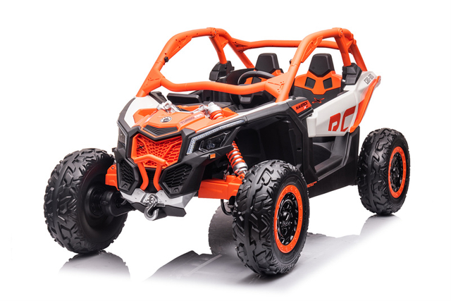 24V 4 มอเตอร์ 2 ที่นั่งได้รับใบอนุญาต Can Am Marverick Kids Ride บน UTV 
