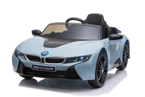 Licencjonowane samochody zabawkowe BMW I8 na baterie 12 V z 2 silnikami