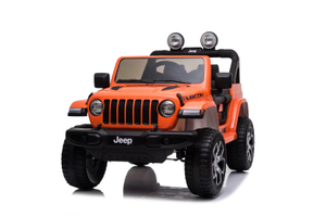 Plimbare electrică pentru copii de 12 V cu baterie pe Jeep Wrangler Rubicon