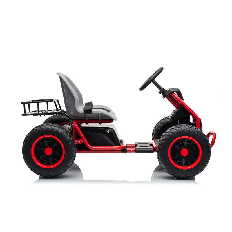 36 ولت باطری دو موتوره سوار بر روی قاب فولادی Go Kart 