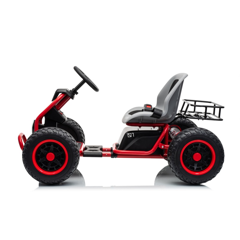 36 ولت باطری دو موتوره سوار بر روی قاب فولادی Go Kart 