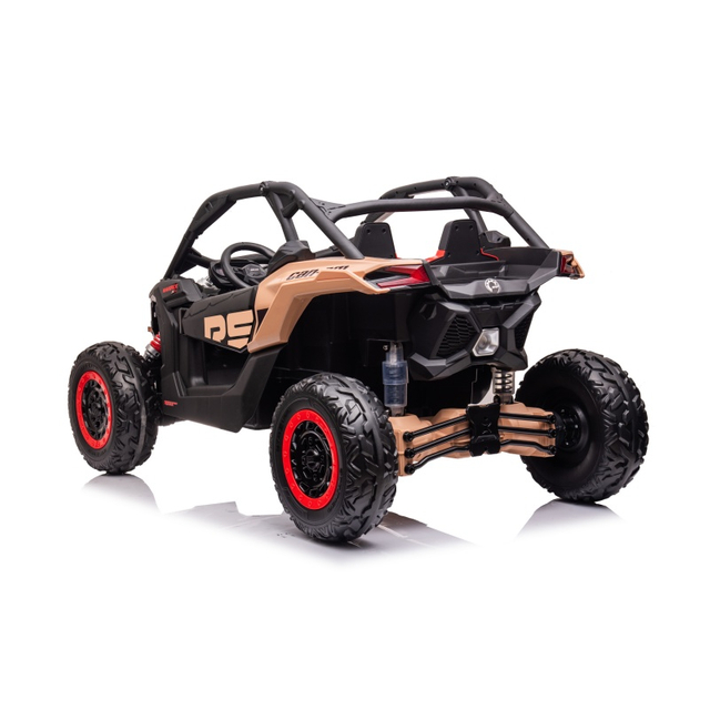 Ride-On Can-Am Maverick UTV con licencia de 24 V y ruedas neum&aacute;ticas